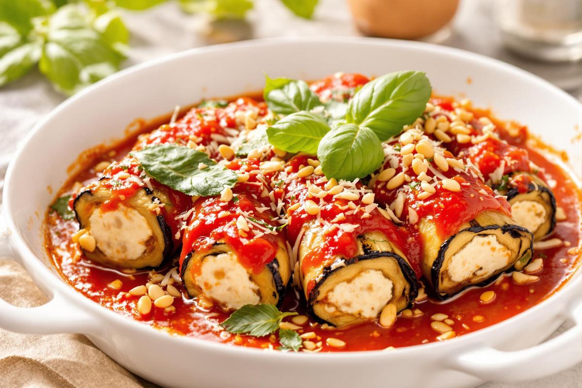 Comment faire des cannellonis d'aubergines ?