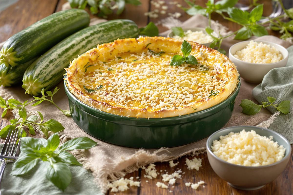 Recette de flan de courgettes et parmesan au Thermomix